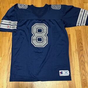 VINTAGE MENS CHAMPION NFL DALLAS COWBOYS TROY AIKMAN JERSEY SIZE 48 LARGE